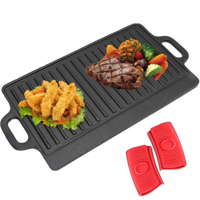 2. Cast Iron Reversible Griddle Frying Pan Cast Iron Reversible Griddle Frying Pan - Image 1