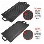 Cast Iron Reversible Griddle Frying Pan - Image 2
