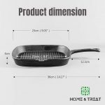 Heavy Duty Skillet Grill Frying Pan - Image 5