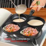 Home & Treat 4-Cup Egg Omelette Non-Stick Pancake Frying Pan, Plett, Crepe Pan - Image 2