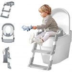 Toddlers Potty Training Toilet Seat with Step Stool Ladder for Kids