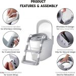 Toddlers Potty Training Toilet Seat with Step Stool Ladder for Kids - Image 7