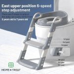 Toddlers Potty Training Toilet Seat with Step Stool Ladder for Kids - Image 5