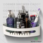Home & Treat Shower Caddy Corner Shelf Organiser - Image 3