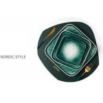 Green Globe Square Shape 3-Piece Dessert Plate Set - Image 7