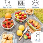 Home & Treat 24 Pcs Glass Food Storage Containers with Snap Locking Lids - Image 4