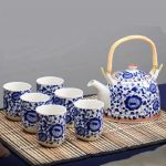 Home & Treat 900ml Vintage Floral Porcelain Tea Pot Set - Image 2