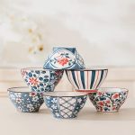 Home & Treat 6 Pcs Ceramic Bowls Set (10 oz) - Image 2