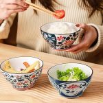 Home & Treat 6 Pcs Ceramic Bowls Set (10 oz) - Image 4