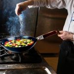 Home & Treat Wok Pan with Wooden Lid - Image 2