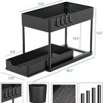 Under Sink Storage Shelf Organizers with Sliding Pull Out Drawer - Image 2