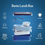 Upgraded 2 Tier 1050ml Bento Lunch Box for Kids and Adults - Image 5
