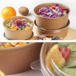 50x Kraft Takeaway Paper Bowls with Lids (Round bowl 500ML) - Image 10