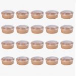 50x Kraft Takeaway Paper Bowls with Lids (Round bowl 500ML) - Image 9