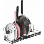 Bakeware Expandable Pan Organiser Lid Rack 5 Divider
