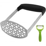 Stainless Steel Potato Masher with Paring Knife