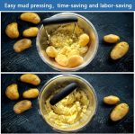 Stainless Steel Potato Masher with Paring Knife - Image 3