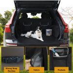 Green Globe Dog Car Boot Liner Protector | Waterproof Nonslip Pet Car seat Cover | Universal Trunk Blanket with Side Protection and Bumper Protection (Dog Cover Gray) - Image 5
