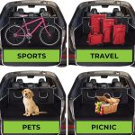 Green Globe Dog Car Boot Liner Protector | Waterproof Nonslip Pet Car seat Cover | Universal Trunk Blanket with Side Protection and Bumper Protection (Dog Cover Gray) - Image 7