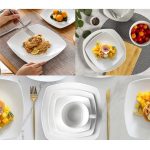Home & Treat 20-Piece Dinner Set | Contain 4 Each - Dinner Plate, Side Plate, Soup Plate, Saucer, Cups | Dinnerware Service Gift - Image 8