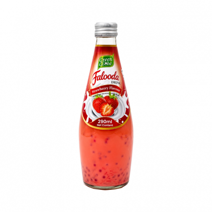Green Globe Falooda Strawberry Beverage -Bundle Pack